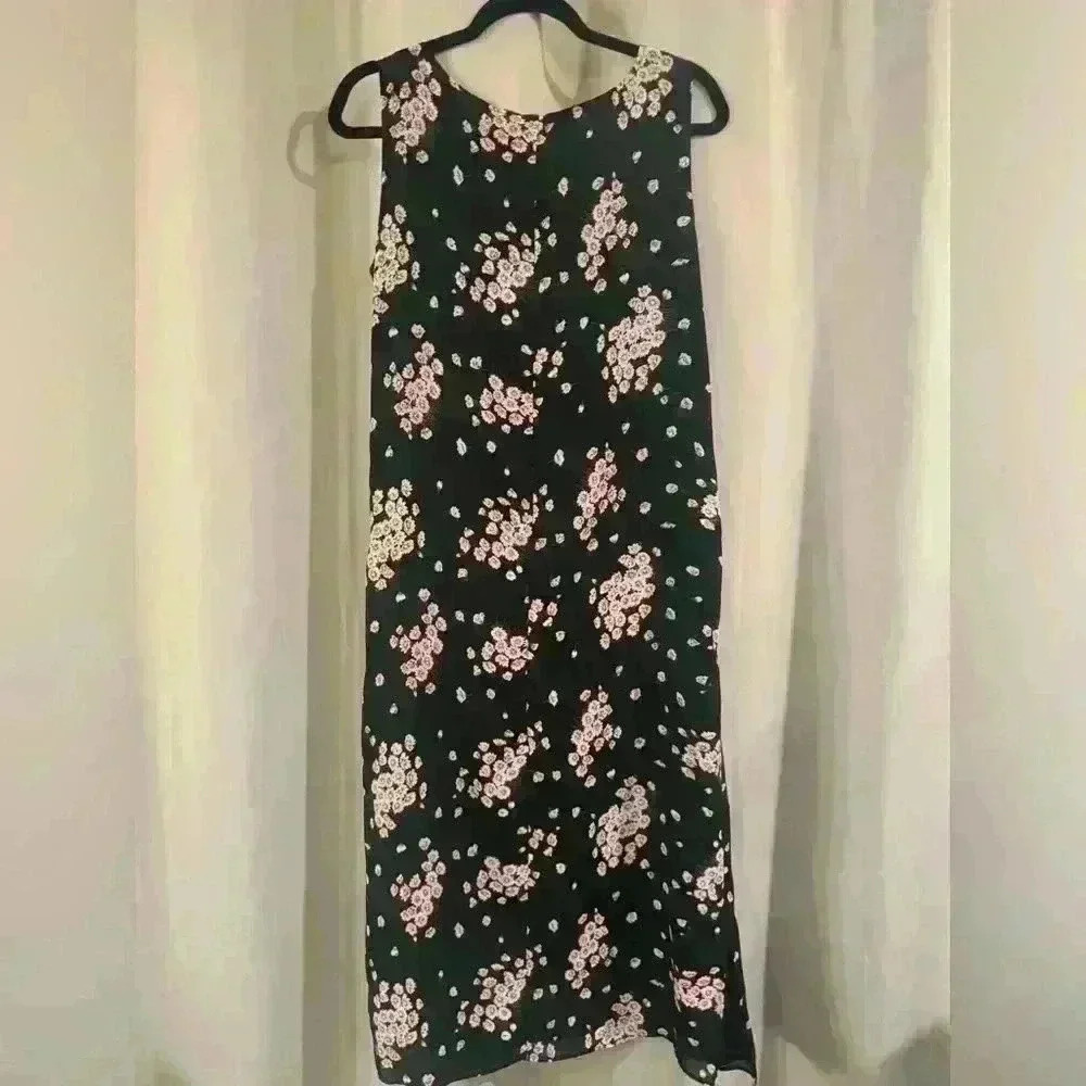 Women’s Long Black Outfit Petite Dress - Picture 4 of 8